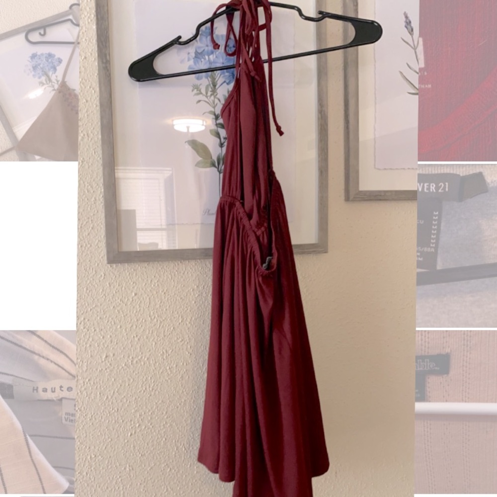 Ted jumper that ties on neck and back